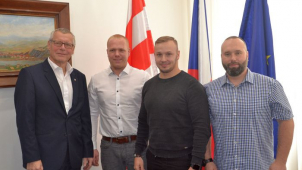 Ústecký primátor ocenil sportovce za pohotový zásah na dálnici