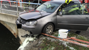 V Ústí bouralo osobní auto