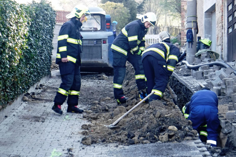 Ve velkých Žernosekách unikal plyn