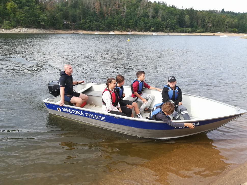 Ústečtí strážníci byli v rámci projektu na Orlíku