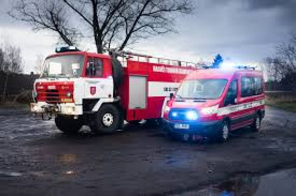 U Hrádku bourala dodávka