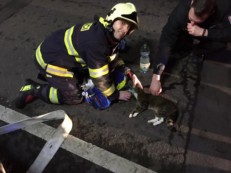 V Teplicích hořel byt